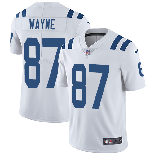 Indianapolis Colts #87 Limited Reggie Wayne White Nike NFL Road Men Vapor Untouchable jerseys->youth nfl jersey->Youth Jersey
